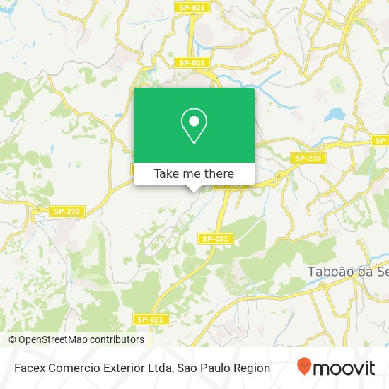 Facex Comercio Exterior Ltda map