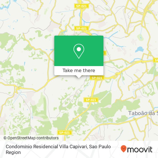 Condomínio Residencial Villa Capivari map