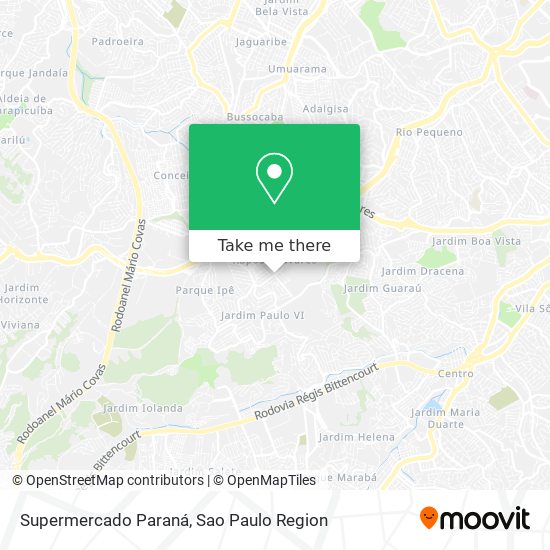 Supermercado Paraná map