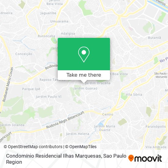 Condomínio Residencial Ilhas Marquesas map