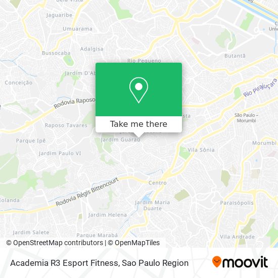 Academia R3 Esport Fitness map