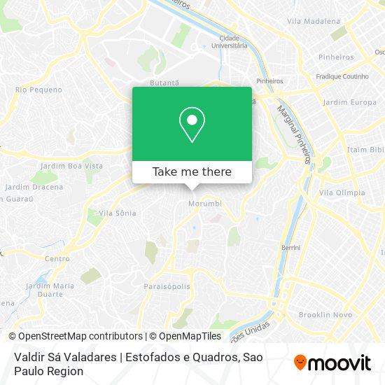 Mapa Valdir Sá Valadares | Estofados e Quadros