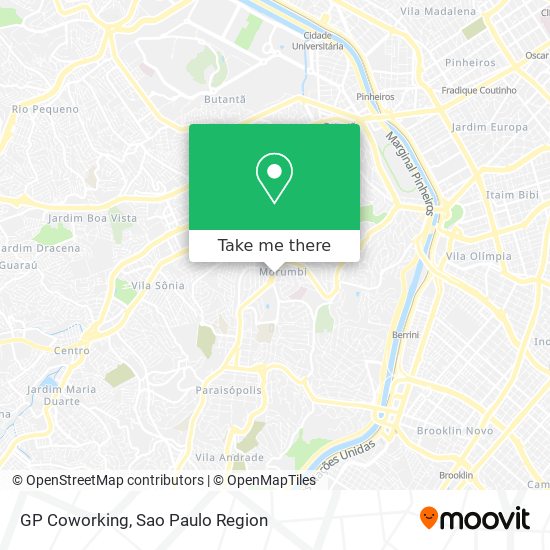 GP Coworking map