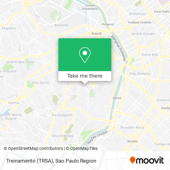 Treinamento (TRSA) map