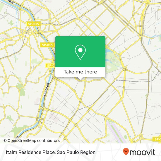 Itaim Residence Place map