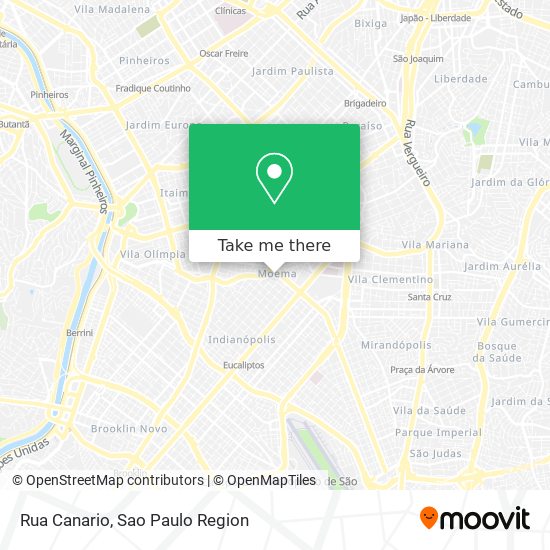 Rua Canario map