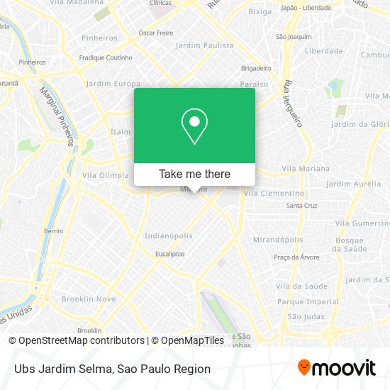 Mapa Ubs Jardim Selma
