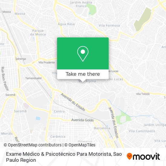 Exame Médico & Psicotécnico Para Motorista map