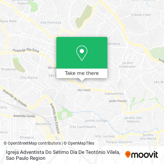 Igreja Adventista Do Sétimo Dia De Teotônio Vilela map