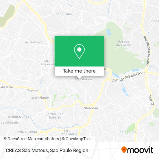 CREAS São Mateus map