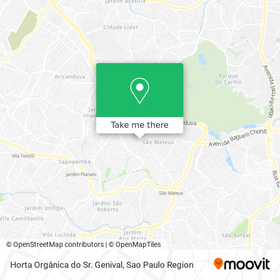 Horta Orgânica do Sr. Genival map