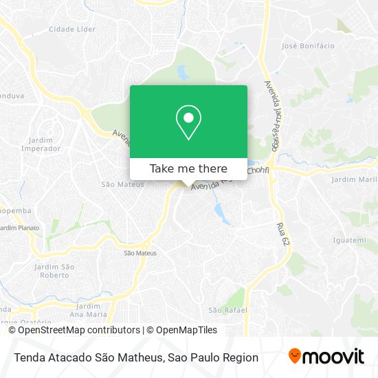 Tenda Atacado São Matheus map