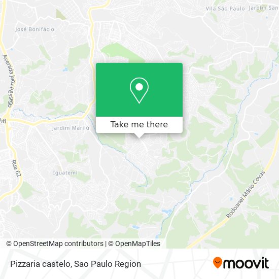 Pizzaria castelo map