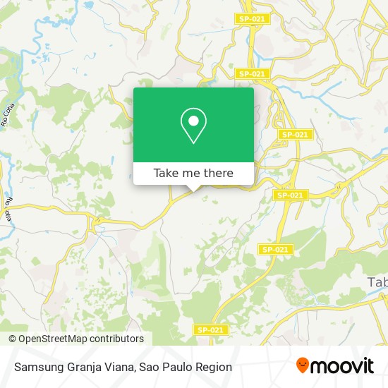 Samsung Granja Viana map