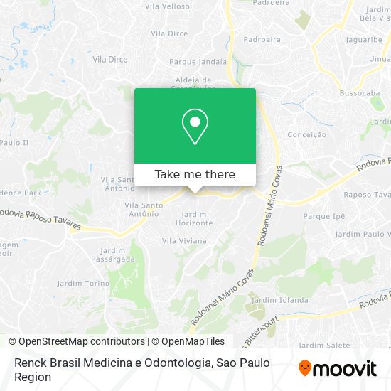 Renck Brasil Medicina e Odontologia map