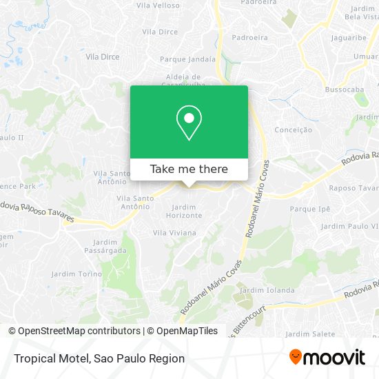 Tropical Motel map