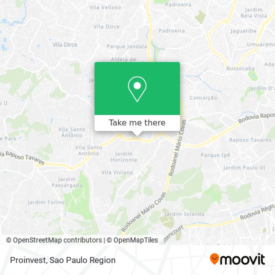 Proinvest map