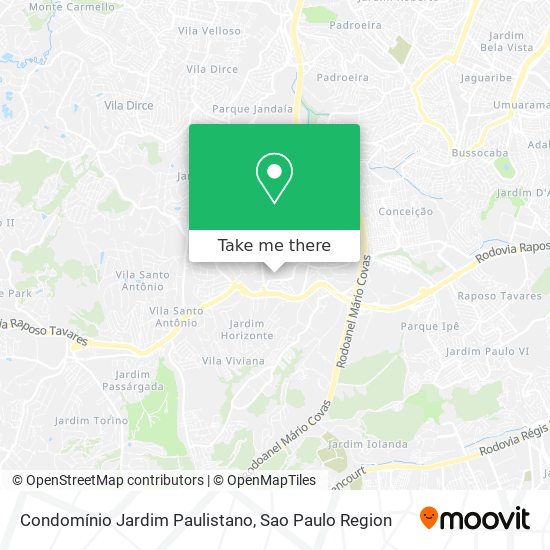 Condomínio Jardim Paulistano map