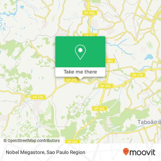 Mapa Nobel Megastore