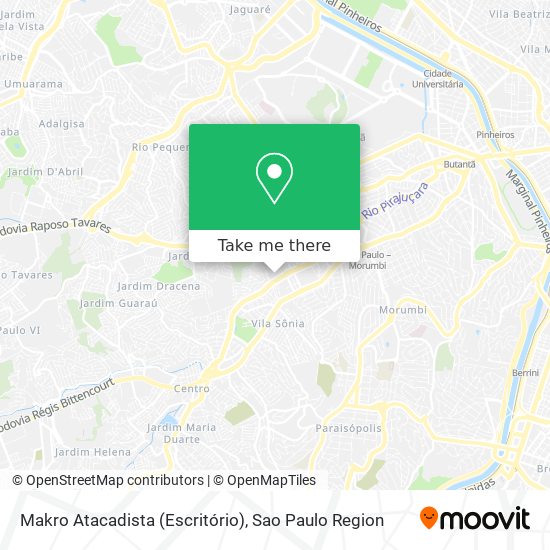 Makro Atacadista (Escritório) map