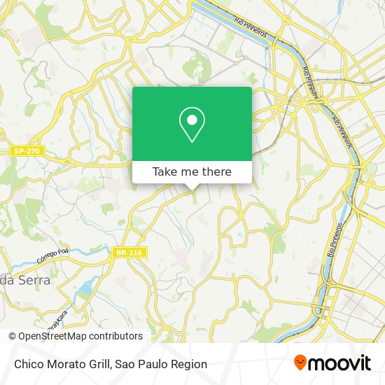 Mapa Chico Morato Grill