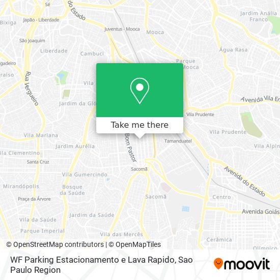 WF Parking Estacionamento e Lava Rapido map