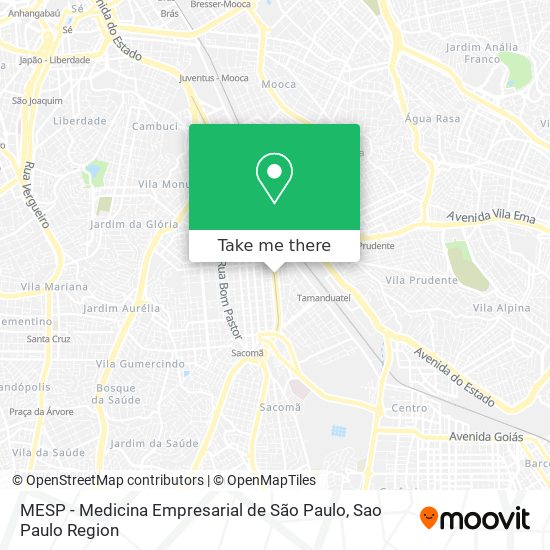 Mapa MESP - Medicina Empresarial de São Paulo