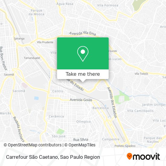 Carrefour São Caetano map