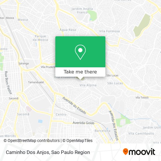 Caminho Dos Anjos map