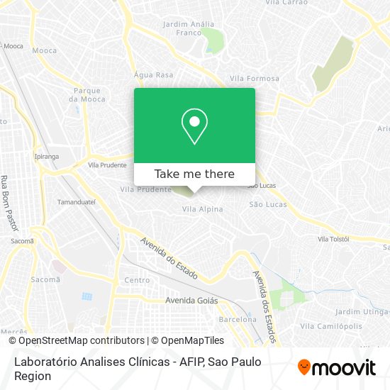 Laboratório Analises Clínicas - AFIP map
