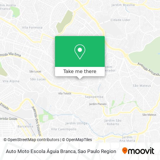 Auto Moto Escola Águia Branca map