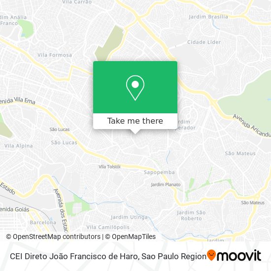CEI Direto João Francisco de Haro map