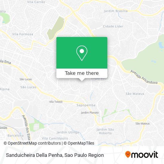 Sanduicheira Della Penha map