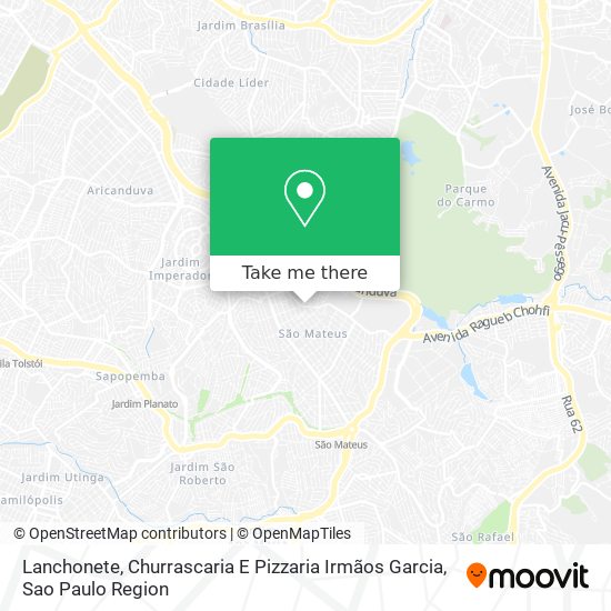 Lanchonete, Churrascaria E Pizzaria Irmãos Garcia map