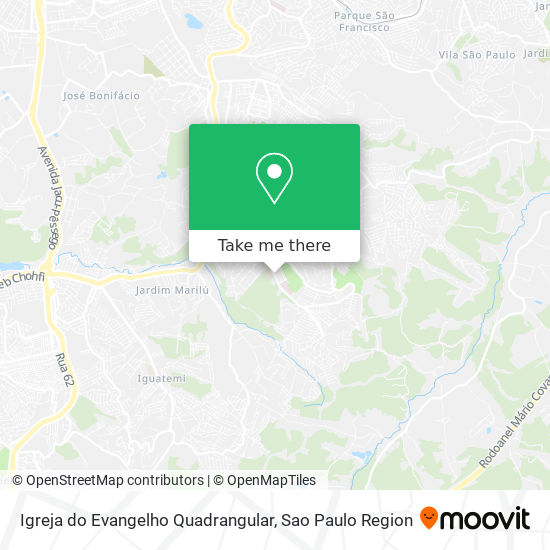 Igreja do Evangelho Quadrangular map