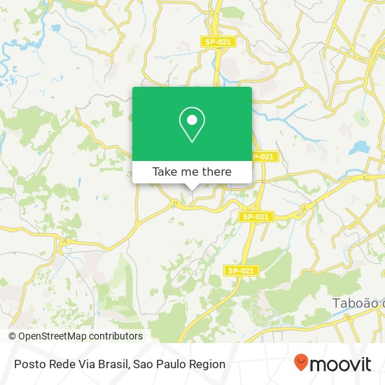 Posto Rede Via Brasil map