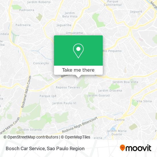 Bosch Car Service map