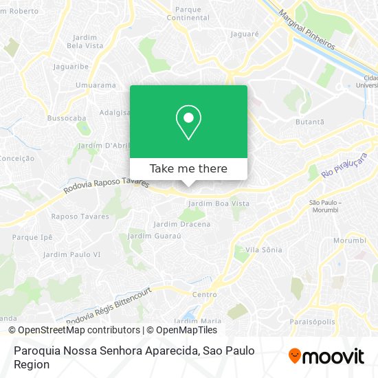 Paroquia Nossa Senhora Aparecida map