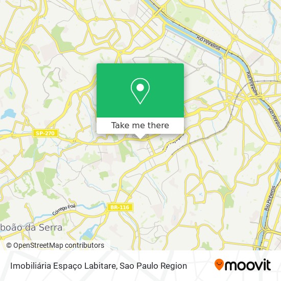 Imobiliária Espaço Labitare map