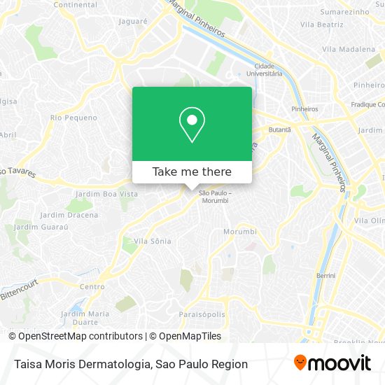 Taisa Moris Dermatologia map