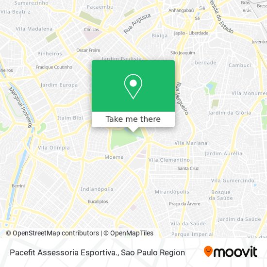 Pacefit Assessoria Esportiva. map