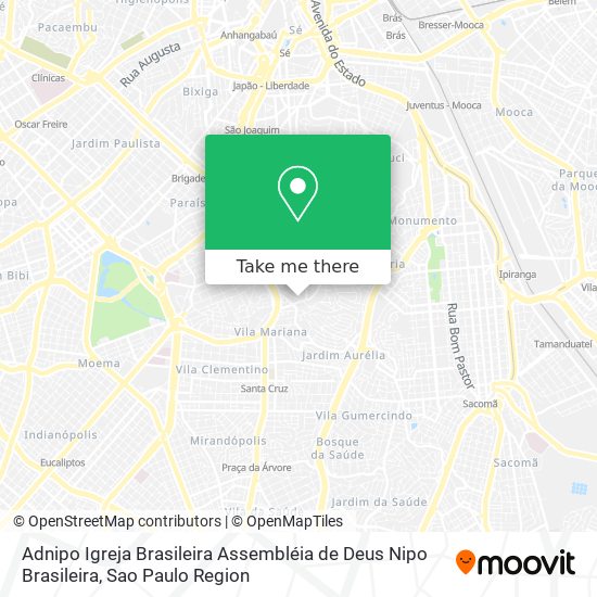 Adnipo  Igreja Brasileira Assembléia de Deus Nipo Brasileira map
