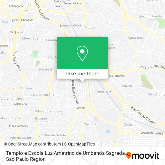 Templo e Escola Luz Ametrino de Umbanda Sagrada map