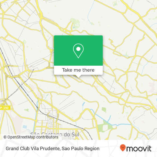 Grand Club Vila Prudente map