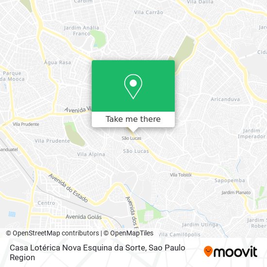 Casa Lotérica Nova Esquina da Sorte map