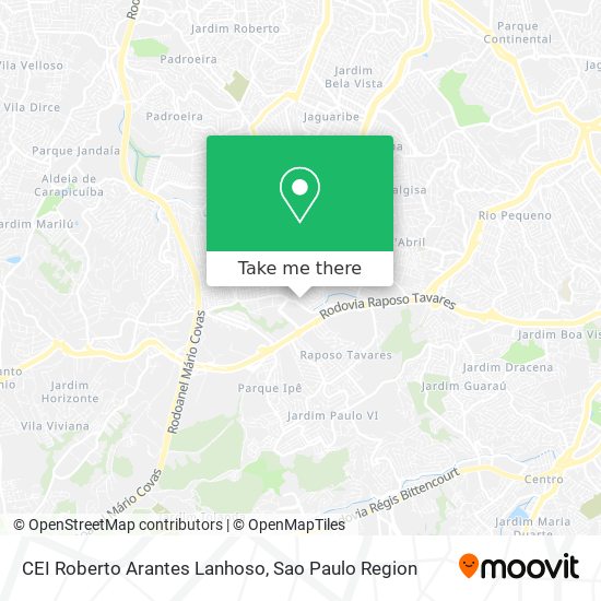 Mapa CEI Roberto Arantes Lanhoso