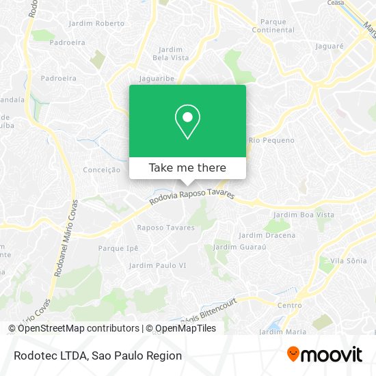 Mapa Rodotec LTDA