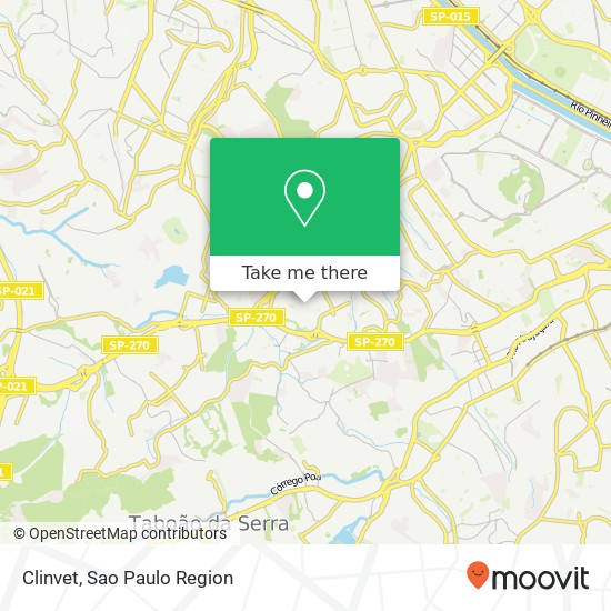 Clinvet map