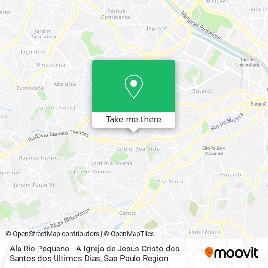 Mapa Ala Rio Pequeno - A Igreja de Jesus Cristo dos Santos dos Ultimos Dias