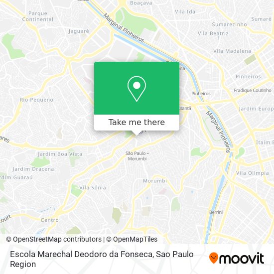 Mapa Escola Marechal Deodoro da Fonseca